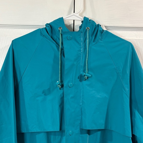 Helly Hansen Coat Jacket Men's Fowl Weather Gear Fisherman Raincoat - Picture 2 of 15